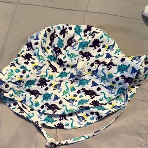 Kids Dinosaur Print Bucket Hat like new 52cm